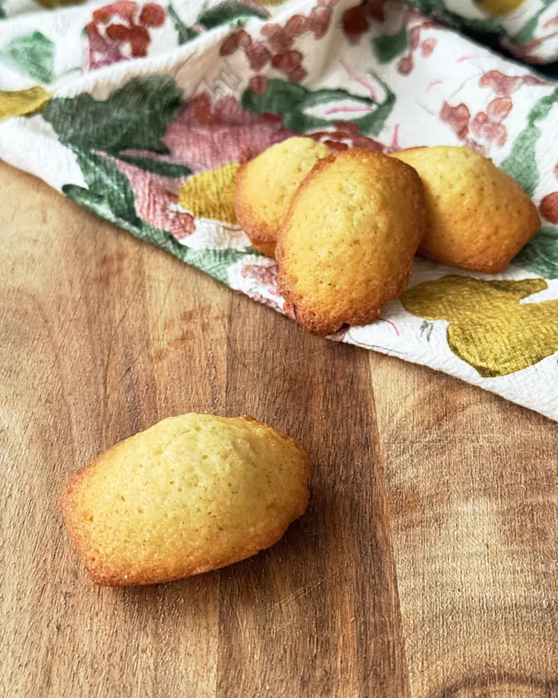 Home-baked madeleines from a Doha home bakery